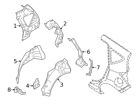 Inner Structure for 2017 Nissan Versa Note #0