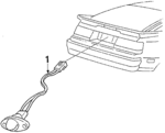 4174560 - Electrical: License Lamp for Chrysler: Laser, LeBaron, Town &amp; Country | Dodge: 600, Aries, Daytona, Lancer Image