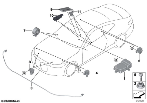 Electric Parts Airbag for 2026 BMW M4 Competition #0