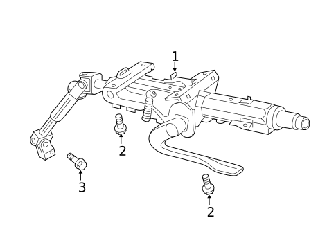 Steering Column Assembly for 2021 Volkswagen GTI #0