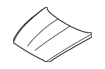66400T1000 - Body: Hood for Hyundai Image