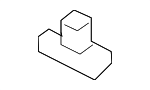 864382T000 - Body: Weatherstrip Clip for Hyundai Image