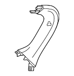 95C867607BBLK - Body: Lift-gate Trim for Porsche: Macan Image