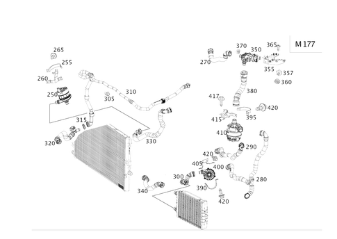 Air Pump, Water Pump and Detachable Body Components for 2020 Mercedes-Benz AMG GT 63 #0