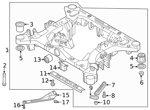 Suspension Mounting for 2023 Hyundai Ioniq 5 #0