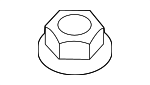 9006911005 - Body: Windshield Header Nut for Toyota Image