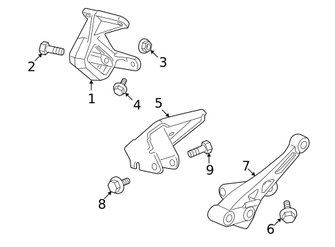 Engine & Trans Mounting for 2011 Ram Dakota #1