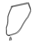 6787112560 - Body: Door Weather-strip for Scion: iM | Toyota: Corolla iM Image
