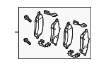 4209004 - Brakes: Disc Brake Pad Set for Mercedes-Benz Image