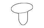 9046706084 - Body: Cowl Panel Clip for Lexus Image