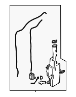98610S8000 - Body: Reservoir Assembly for Hyundai Image