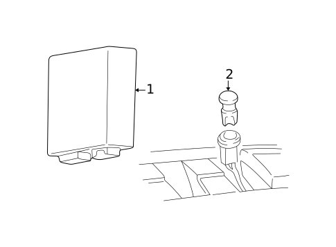 Daytime Running Lamp Components for 2003 Buick Regal #0