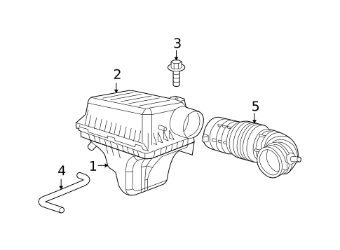 Air Intake for 2006 Dodge Charger #0
