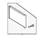 164000D230 - Cooling System: Radiator for Toyota: Corolla, Matrix Image