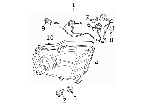 Bulbs - Chassis for 2012 Nissan TITAN #0