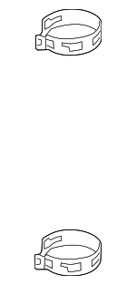 99951249900 - Cooling System: Outlet Pipe Clamp for Porsche Image