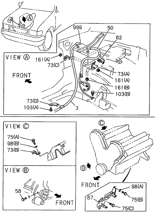 Battery - Battery Cable for 1997 Acura SLX #0