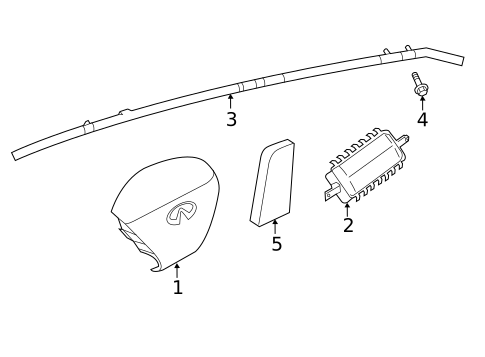 Air Bag Components for 2013 INFINITI JX35 #1