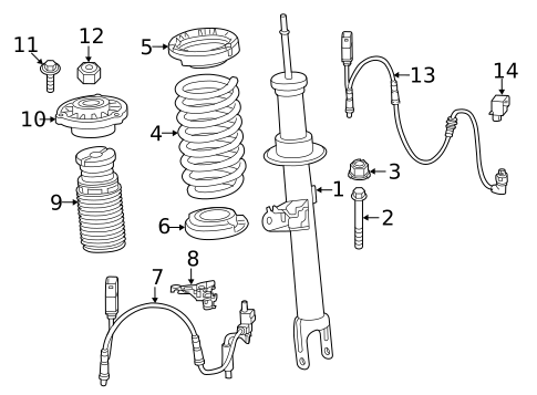 Struts & Components for 2023 BMW 840i Gran Coupe #0