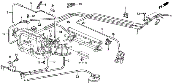 Install Pipe - Tubing (1) for 1993 Honda Prelude #0