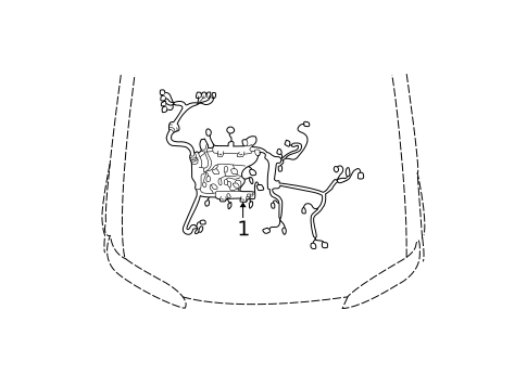 Wiring Harness for 2003 Lexus ES300 #0