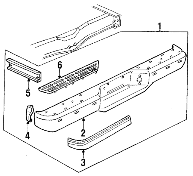 12341806 - Body: Bumper Assembly for GM Image