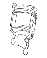 18123RJAA00 - Exhaust: Manifold Cover for Acura: RL Image