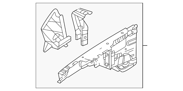 2021-2025 Chevrolet Trailblazer Lower Bracket 42579277 | TascaParts.com