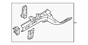 G51109KAMA - : Inner Rail for Nissan Image