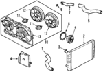 21556 - Cooling System: ACDelcoâ„¢ Radiator for GM Image