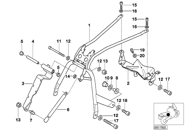 16112309455 - : Suspension for BMW-Motorrad Image