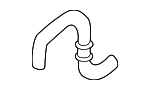 53731S04J50 - Steering: Reservoir Hose for Honda: Civic, CR-V Image