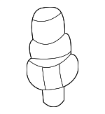 56490P2A003 - Steering: Pressure Switch for Honda: Accord, Civic, Civic del Sol, CR-V, Odyssey Image