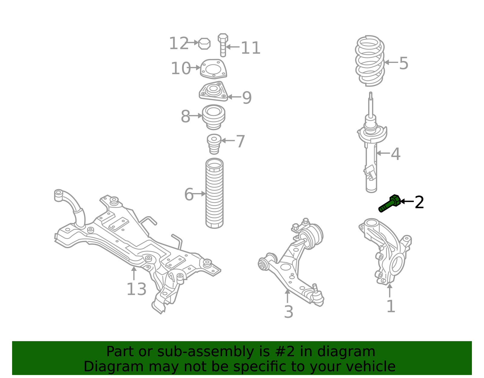 9YA0-21-20HD - Knuckle Bolt - 2004-2015 Mazda | Mazda Swag