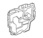 25958439 - Body: Water Deflector for Hummer: H3, H3T Image