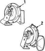 4685563AD - Electrical: Horn for Chrysler: Town &amp; Country | Dodge: Caravan, Grand Caravan Image