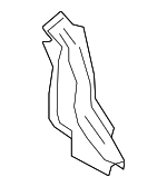 41117185250 - Body: Rail Support for BMW: 1 Series M, 128i, 135i, 135is, 325i, 325xi, 328i, 328i xDrive, 328xi, 330i, 330xi, 335d, 335i, 335i xDrive, 335is, 335xi, M3, X1 Image