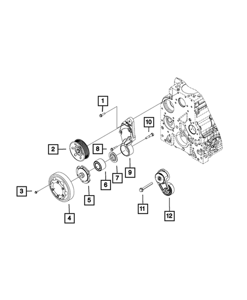 Pulleys and Related Parts for 2017 Ram 2500 #0