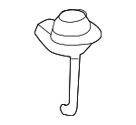 31657439 - Cooling System: Radiator Upper Mount for Volvo: S60, S90, V60, V60 Cross Country, XC60 Image