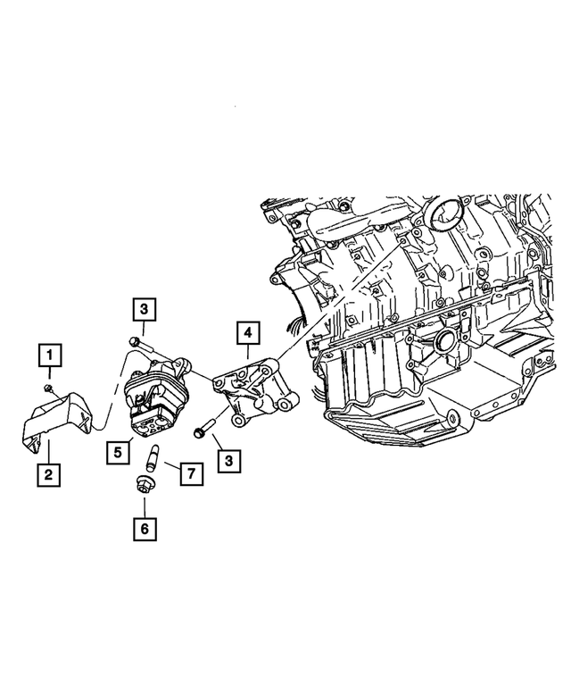 4578336AA - 5.7L Gas; Engine: Heat Shield, Left for Mopar Image image