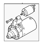 6L911021X - Electrical: Starter for Audi Image image