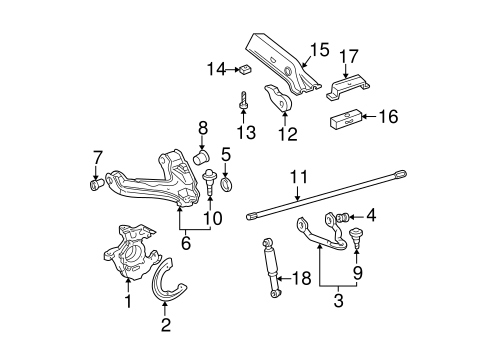 Suspension Components for 1998 Chevrolet K1500 Pickup | OEM