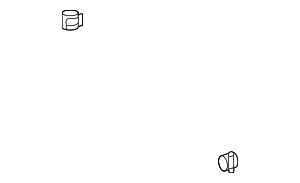 90466A0017 - : Reservoir Hose Clamp for Toyota Image