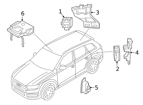 Electrical Components for 2017 Audi Q7 #2
