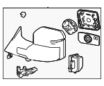 879100C710 - Body: Mirror Assembly for Toyota Image