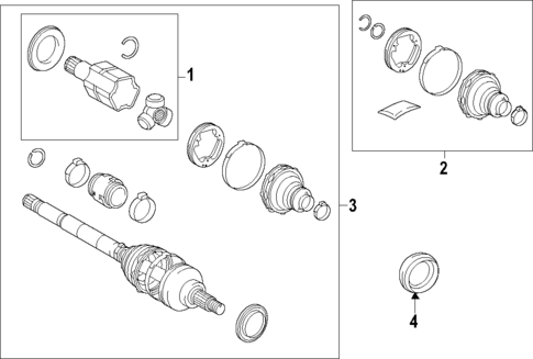 Front Axle for 2024 Subaru Solterra #0
