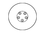 1F6037600 - : Wheel, Steel for Mazda: B2300, B3000, B4000 Image