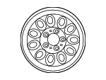 ZZP537600 - : Wheel, Steel for Mazda: B2500, B3000, B4000 Image
