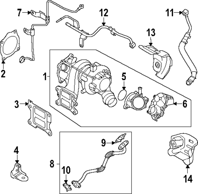282312M900 - : Turbocharger for Kia Image