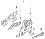 E8GY16055C - Body: Wheelhouse Assembly for Ford Image